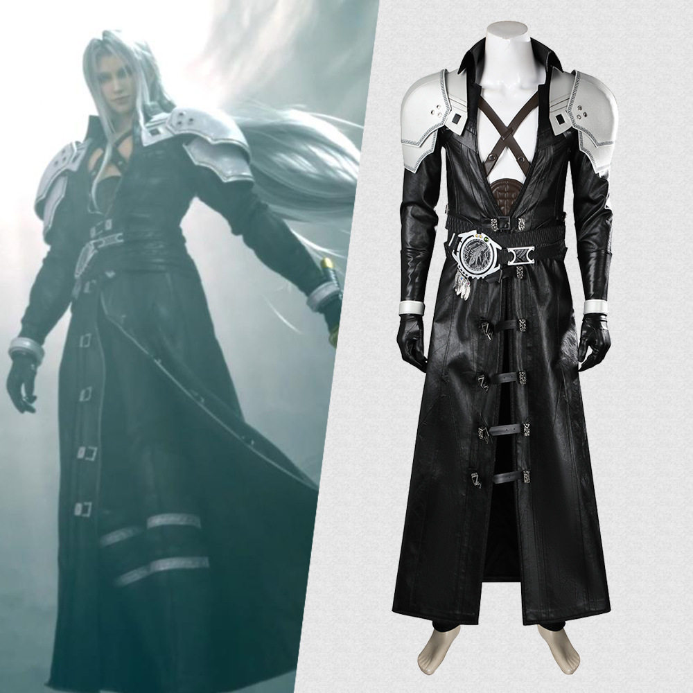最终幻想VII:重生cosplay萨菲罗斯cos服男游戏套装表演服