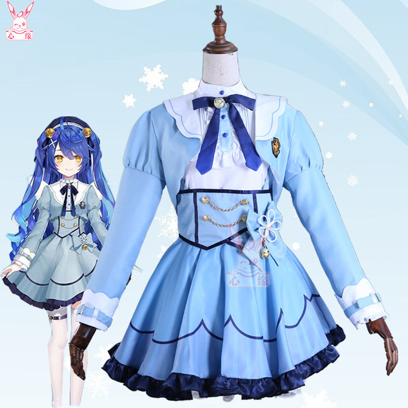 彩虹社vtuber虚拟偶像cos服天宫心cosplay服装女装动漫女连衣裙