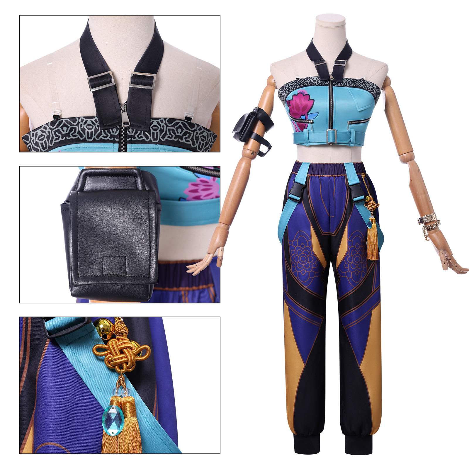 跨境新款韩流女团K-POP猎魔女团cos服鲁米米拉佐伊cosplay服装
