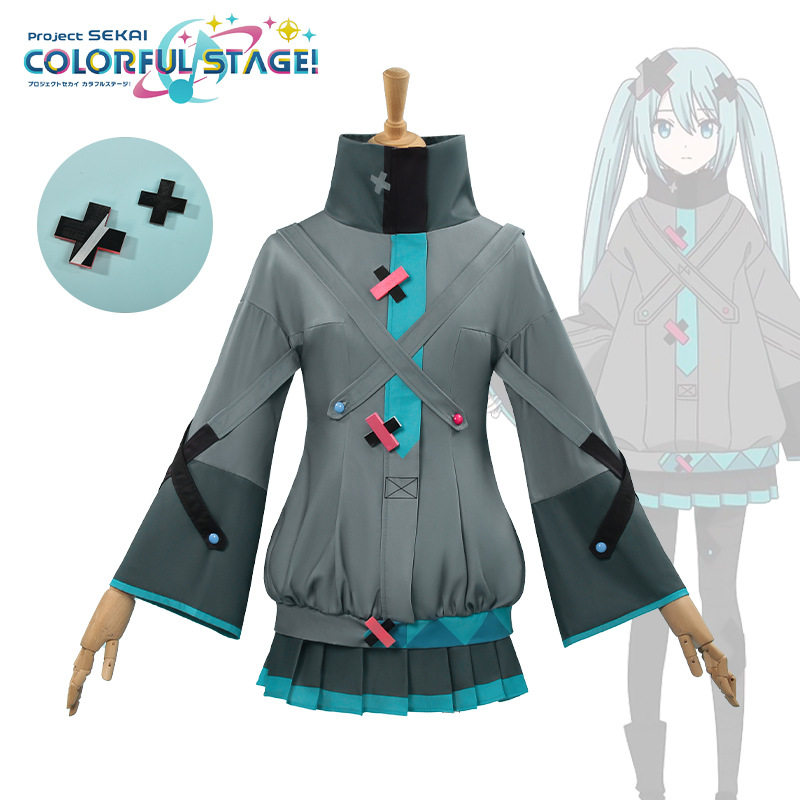 初音威莱cos服虚拟歌姬初音剧场版cosplay二次元角色扮演全套服装