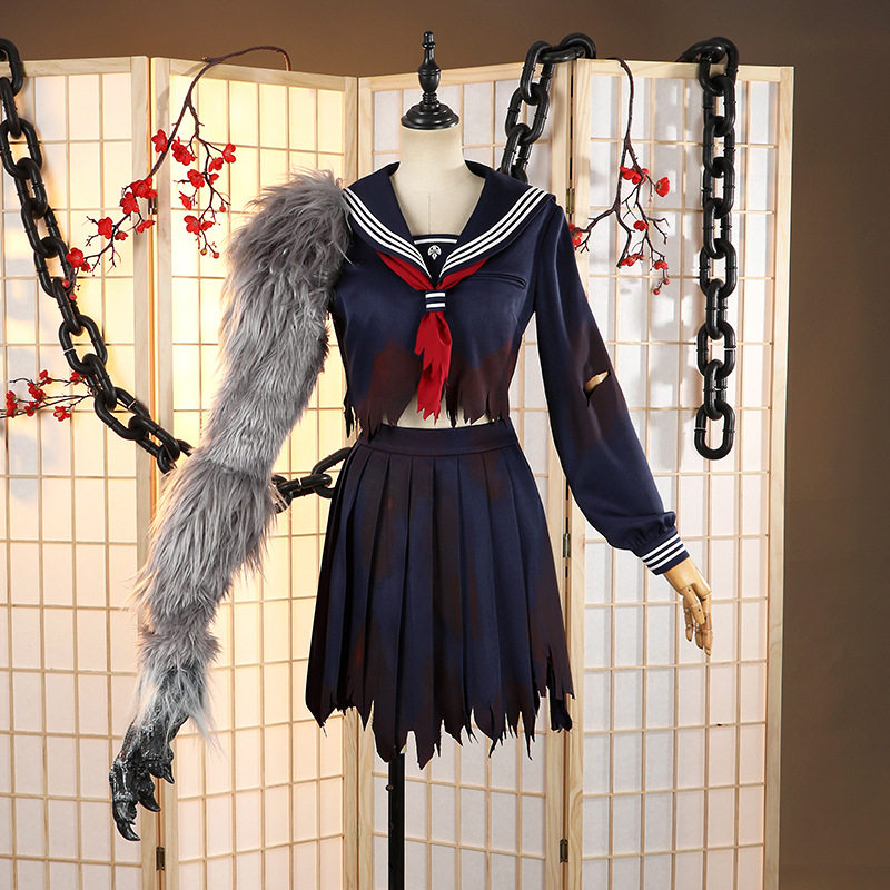 深水雏子cos服寂静岭f清水雏子cosplay狐狸变异装JK制服二次元