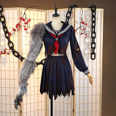 深水雏子cos服寂静岭f清水雏子cosplay狐狸变异装JK制服二次元