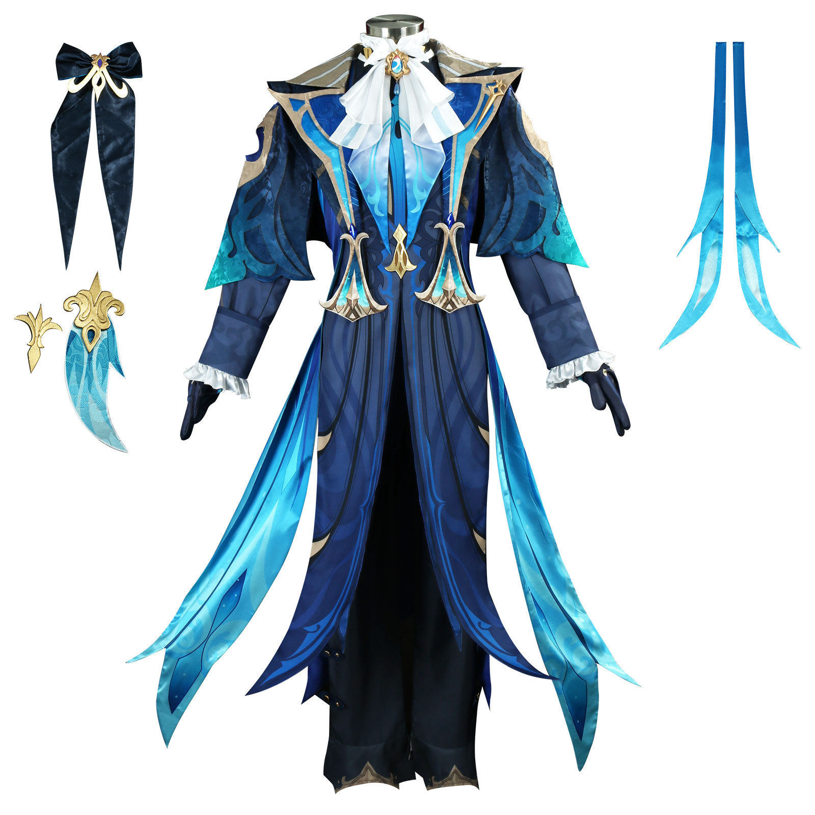 原神cos服那维莱特cosplay服枫丹审判长二次元游戏动漫