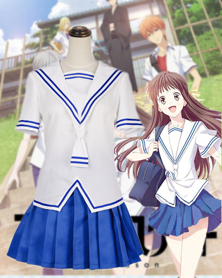 聚吉源cos水果篮子本田透草摩由希制服cosplay服装水手服夏季制服