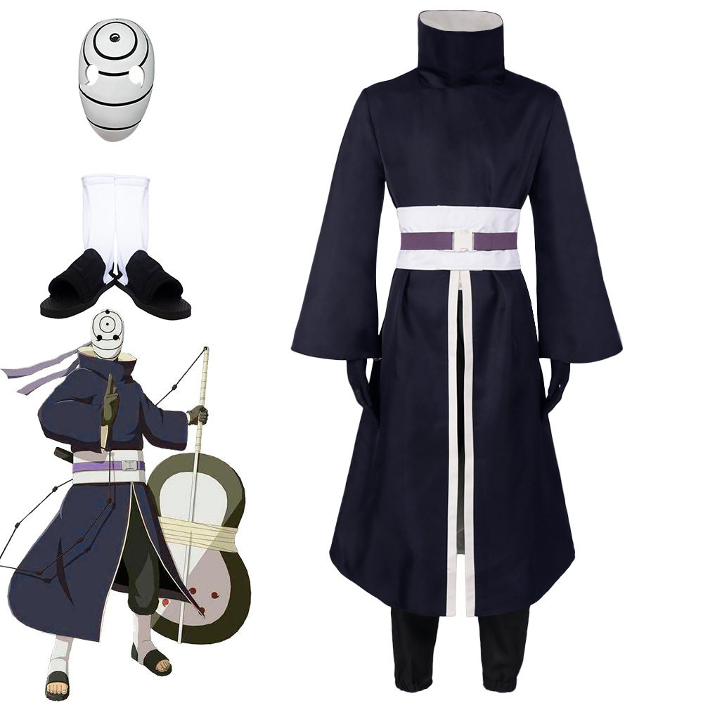 忍者疾风传宇智波带土晓组织cos服面具团扇动漫cosplay男装现货