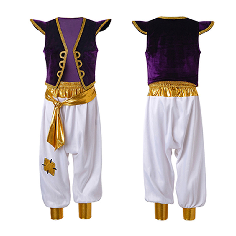 神灯cos服Pettigir阿拉丁神灯儿童cosplay服2020万圣节演出服现货