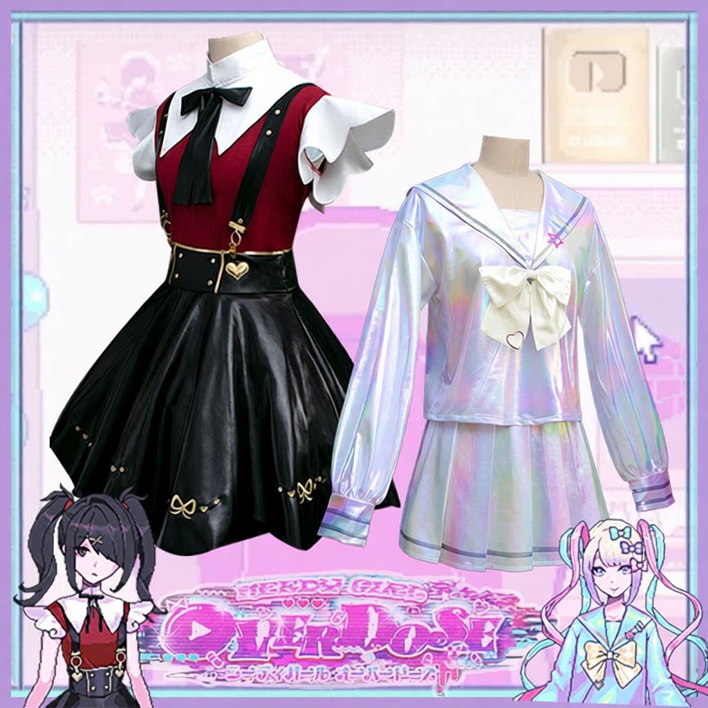 主播女孩重度依赖cos服糖糖超天酱cospaly游戏JK服全套