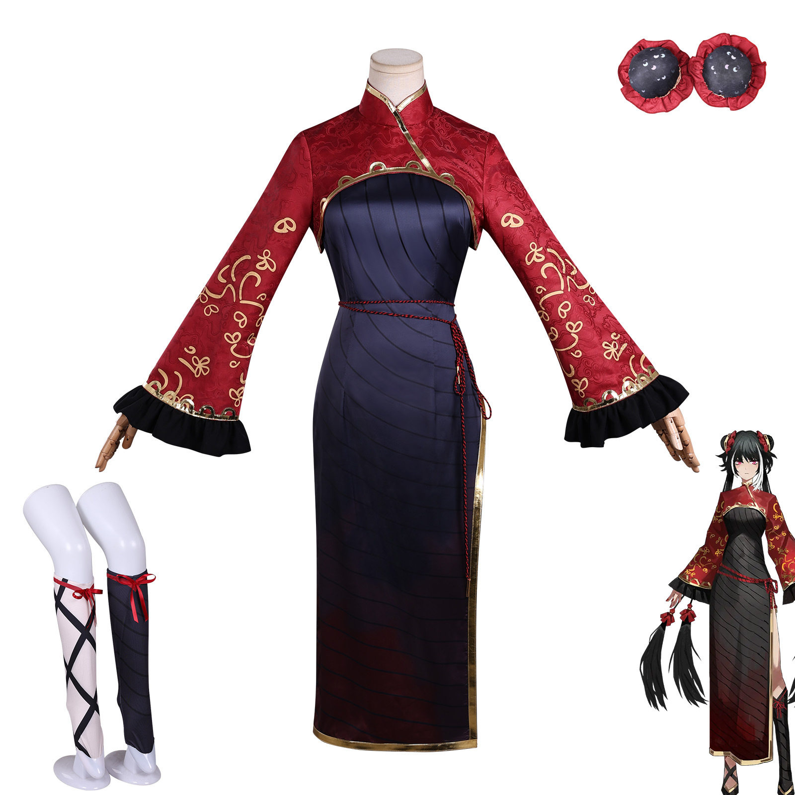 新款边狱巴士cos服贾惜春女款雷横男款cosplay二次元动漫C服