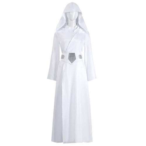 星战莱娅cos服莱娅公主白色连衣裙套装电影角色舞台演出服C服