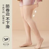 大码 过膝袜女肉色春秋薄款 胖mm200斤长筒丝袜ins潮日系jk大腿袜子