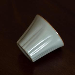 CB015茗复古手工茶盏单杯汝杯冰瓷功夫杯裂釉主人 天青汝窑茶品FM