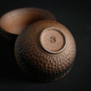 茶日式 手陶瓷功夫 粗陶品茗 工复15456古陶瓷杯茶杯碗主人杯单杯
