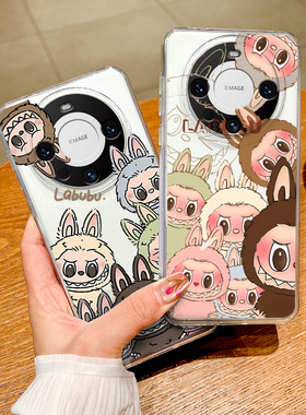 适用mate60Pronova12高级感畅享70动漫50新款畅玩30男女mate40硅胶20透明8卡通7se5ipro可爱