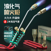 煤气液化气喷火枪家用气罐火抢头烧皮烧猪毛喷火器枪防水卷材烤枪
