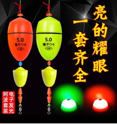 电子泊遥塑料矶钓夜光浮漂