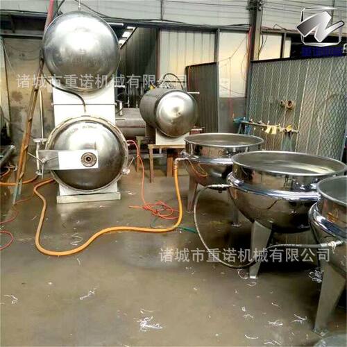 新立式夹层锅 蒸汽夹层锅 休闲食品专用夹层锅熬煮炒制蒸多功能