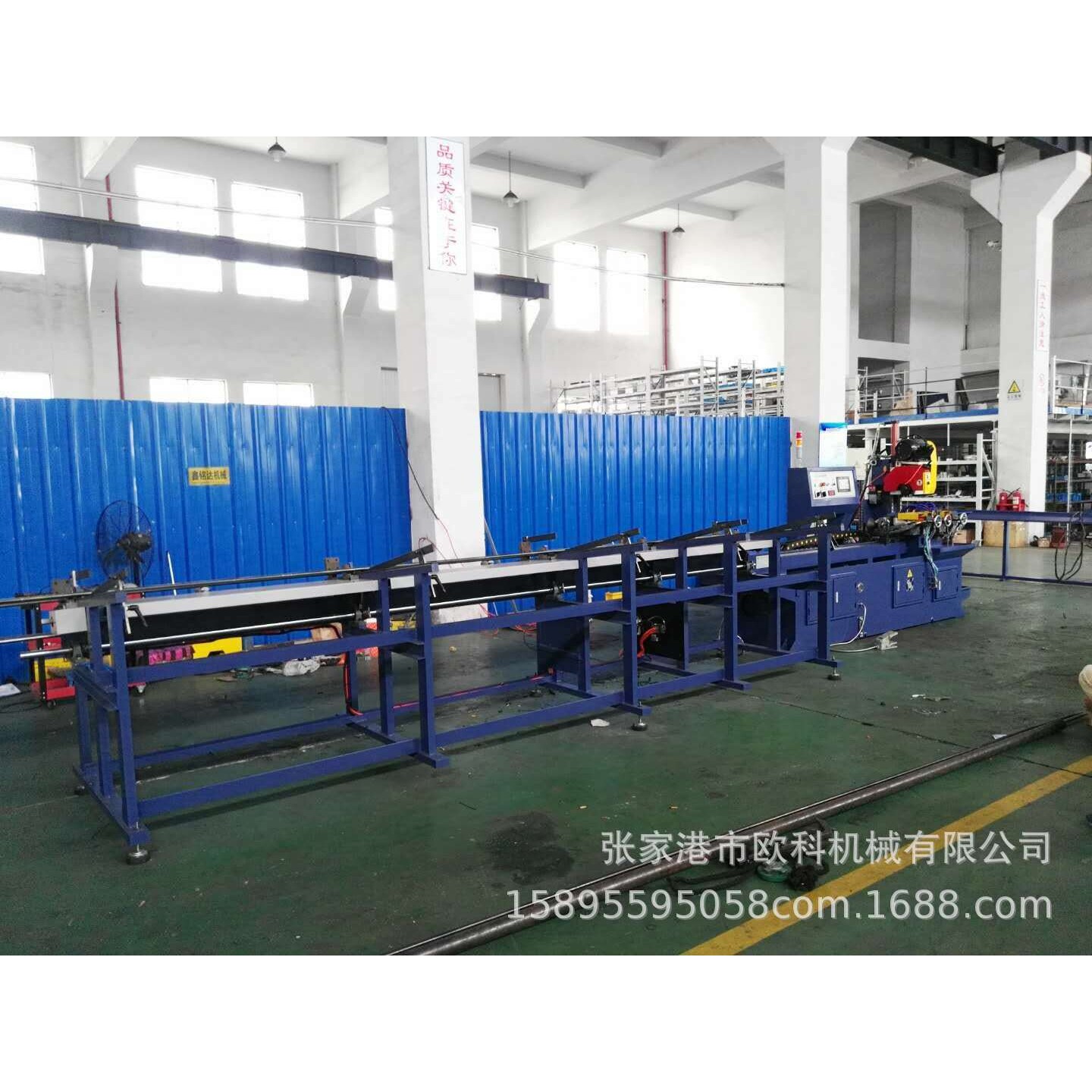 张家港数控全自动上料不锈钢切割机械设备 自动送料圆管切割机