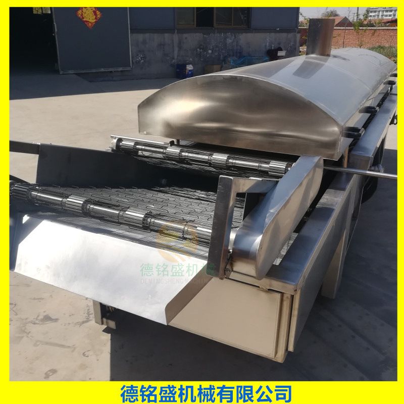 骨肉相连燃气油炸机 自动控温麻花油炸线 甜不辣鱼豆腐油炸机