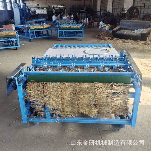 绿化工程草帘机厚薄可调针织细密草帘编织机公路养护遮阴草苫子机