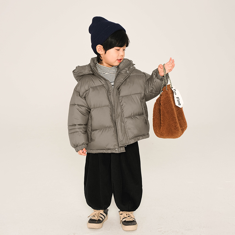 积木城堡男童棉衣冬装儿童棉服