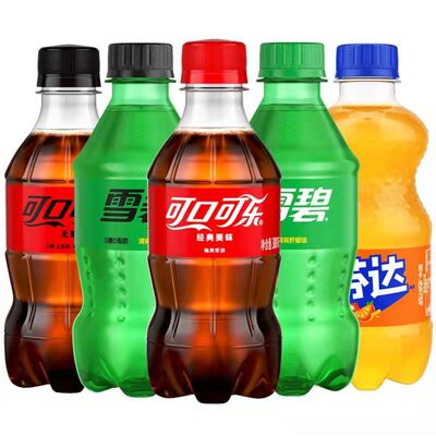 可口可乐雪碧芬达汽水饮料小瓶