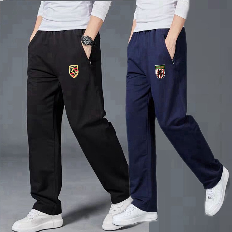 男童运动裤中大童2025春秋款小孩纯棉裤儿童宽松男孩长裤校服直筒