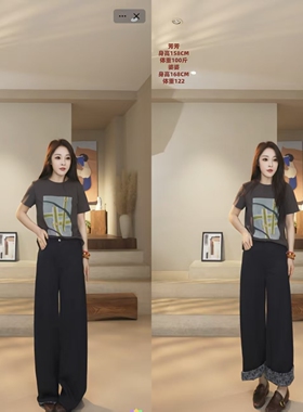 【芳芳力荐】浮雕提花牛仔窄腰小香蕉裤  G1597