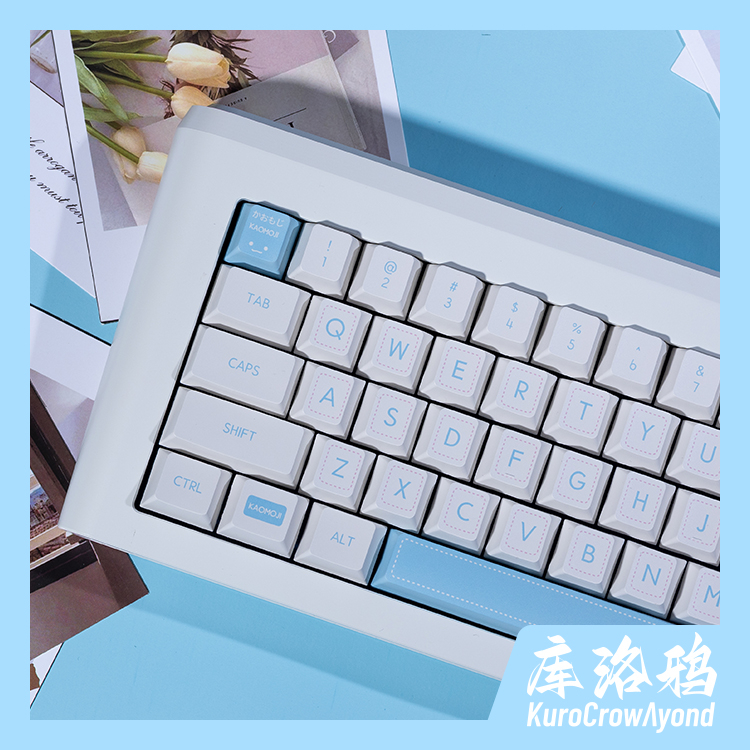 KCA库洛鸦颜文字磁轴键帽
