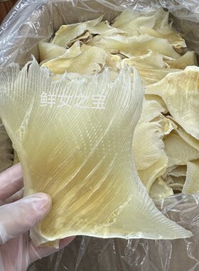 大号鳐鱼软骨海狗翅浦鱼翅干货天星肉翅天九翅海味干货煲汤料500g