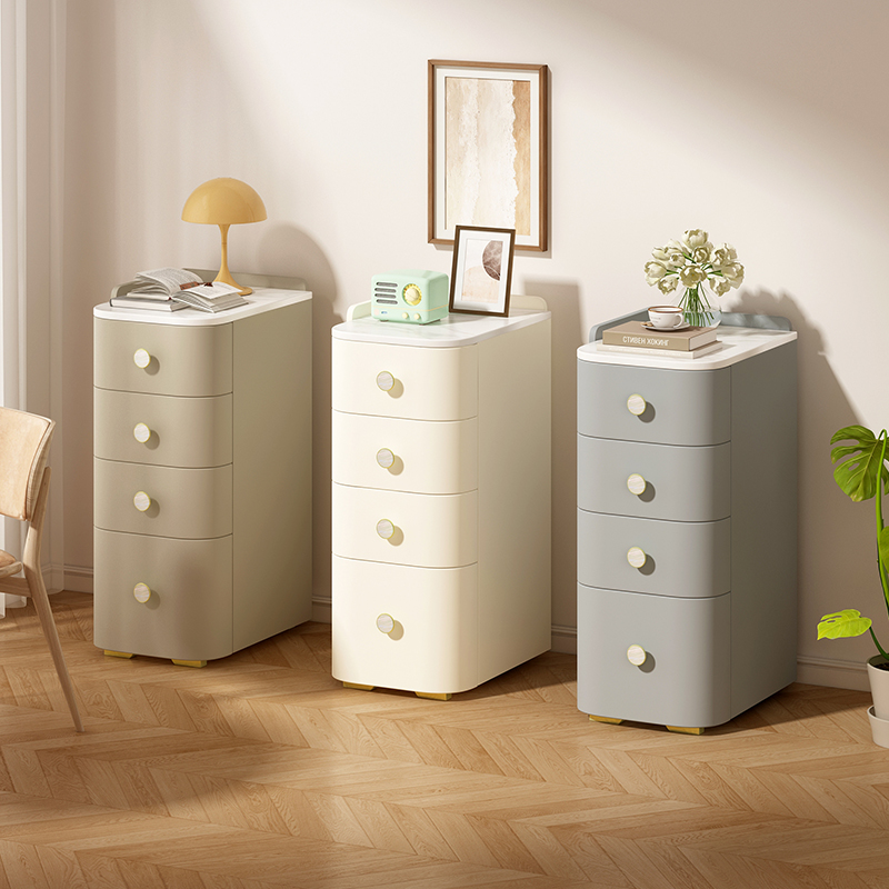 实木收纳柜斗柜床边高款柜80cm小窄款抽屉储物夹缝柜小柜子靠墙