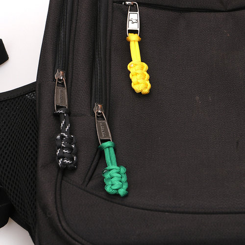 户外伞绳拉链头箱包服饰拉头背包撞色手工编织拉尾绳各种包包拉头