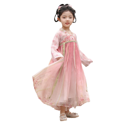 汉服女童超仙古风儿童春夏连衣裙