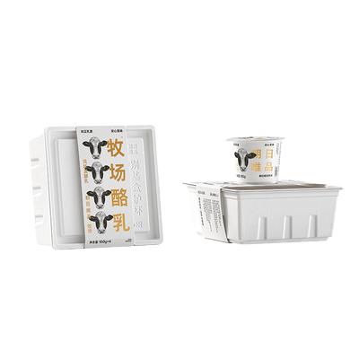 朝日唯品低温酸奶100g*4杯*3盒装