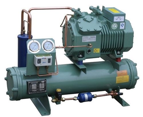 冷库制冷机组比泽尔型高低温水冷压缩机组全套设备半封闭