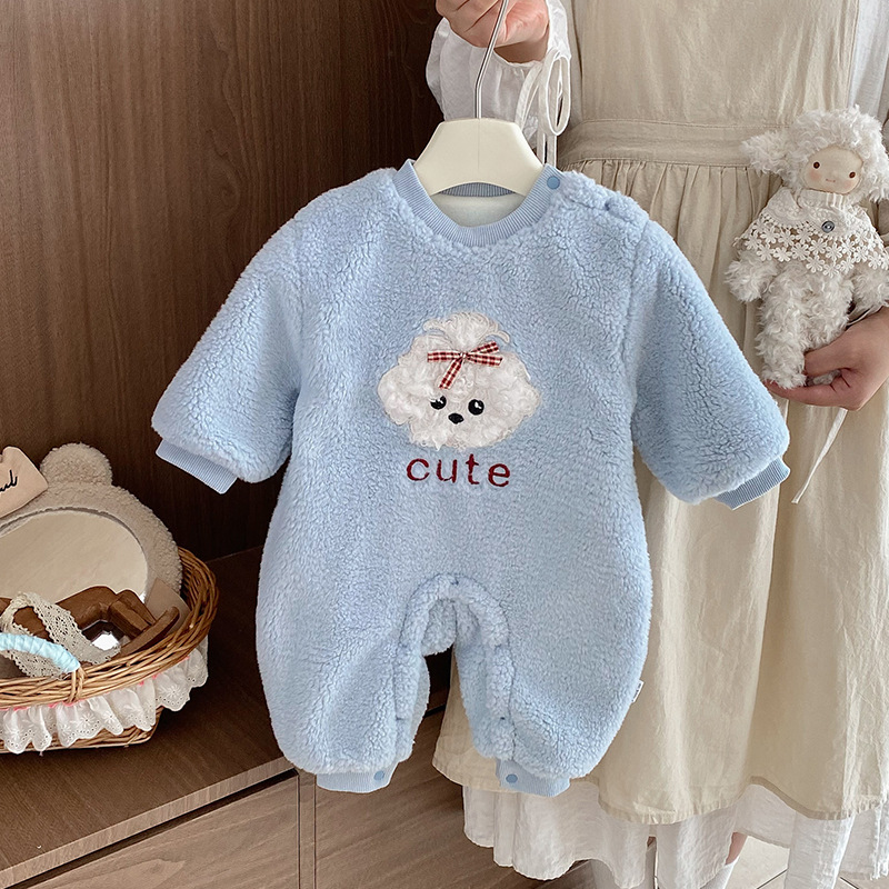 婴儿秋冬衣服宝宝薄棉加