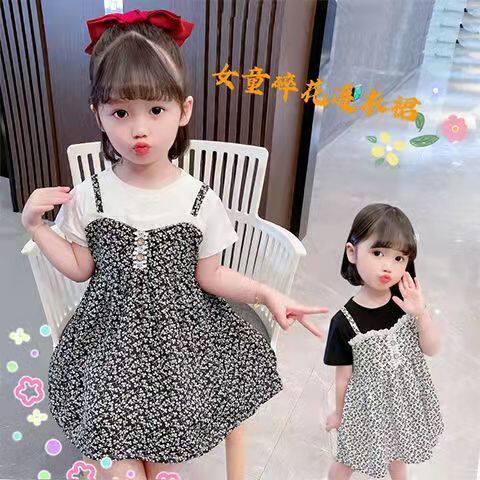 女童裙子夏季短袖洋装宝宝新款