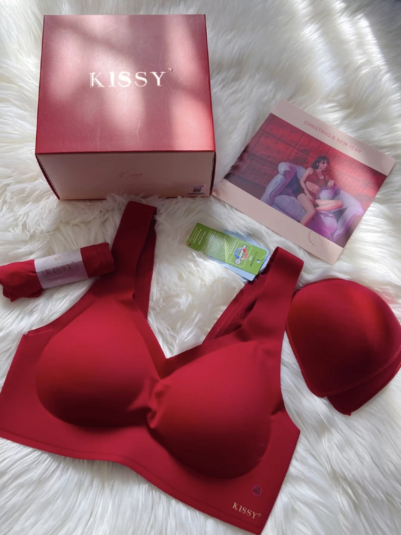 kissy红色内衣内衣文胸