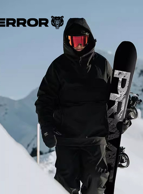 TERROR软壳卫衣冬季滑雪衣新款3L防水专业单板滑雪服套装雪服雪裤