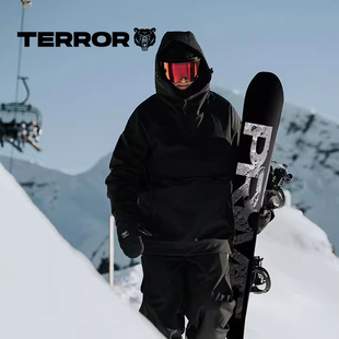 TERROR软壳卫衣冬季滑雪衣新款3L防水专业单板滑雪服套装雪服雪裤