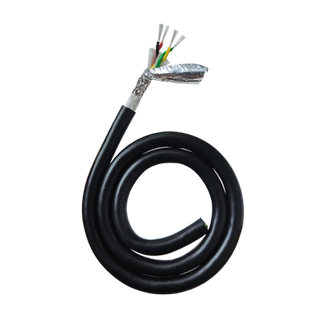 拖链双绞线屏蔽TRVVPS 2-24芯聚氨酯PUR/TPU机器人高柔性电缆线