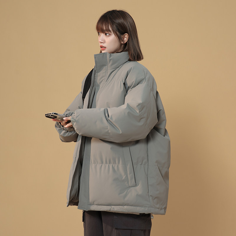 XZ409-1-MY01-P108  立领棉衣棉袄宽松大码加厚棉服外套（控148）图片