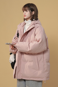 XZ409-1-MY02-P118 连帽棉衣棉袄宽松大码加厚棉服外套（控158）图片