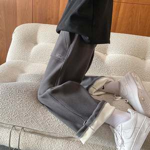 XZ409-1-K545-P55 秋冬新款加绒加厚休闲宽松运动裤,男装休闲裤,星座1514,玉田县玉田镇伯美服装店