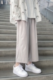 K461-P40夏季款冰丝顺滑休闲裤宽松坠感九分裤男（控55），男装休闲裤，星座1514
