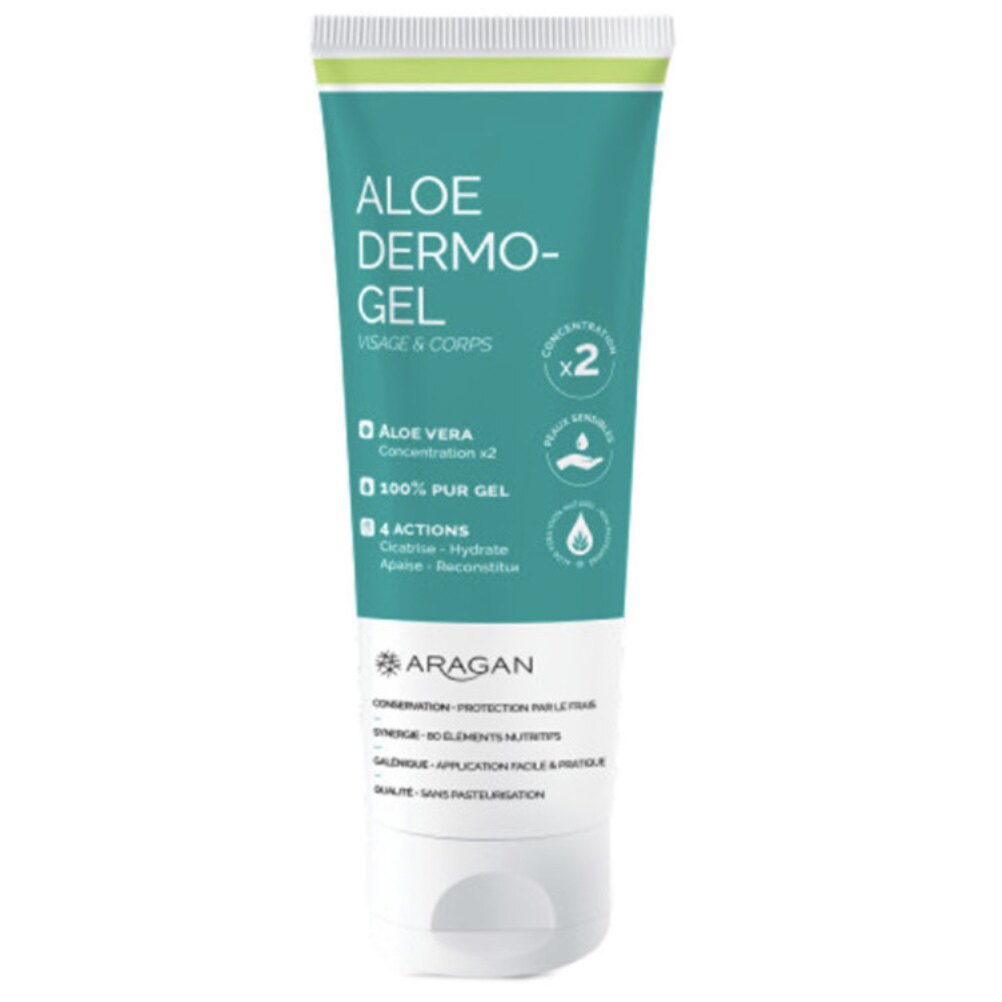法国版aragan 100%纯天然芦荟胶保湿舒缓修复皮肤干燥脸身体