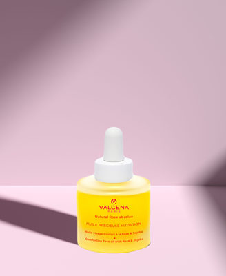 法国本土版Valcena 玫瑰 荷荷巴 甜杏仁润肤油 皮肤滋润柔软 舒适