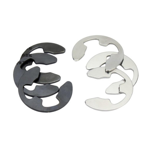 NETW卡簧米思米不锈钢E型扣环 NETWS1.2/1.5/2/2.5/3/4/5/6/7/8/9