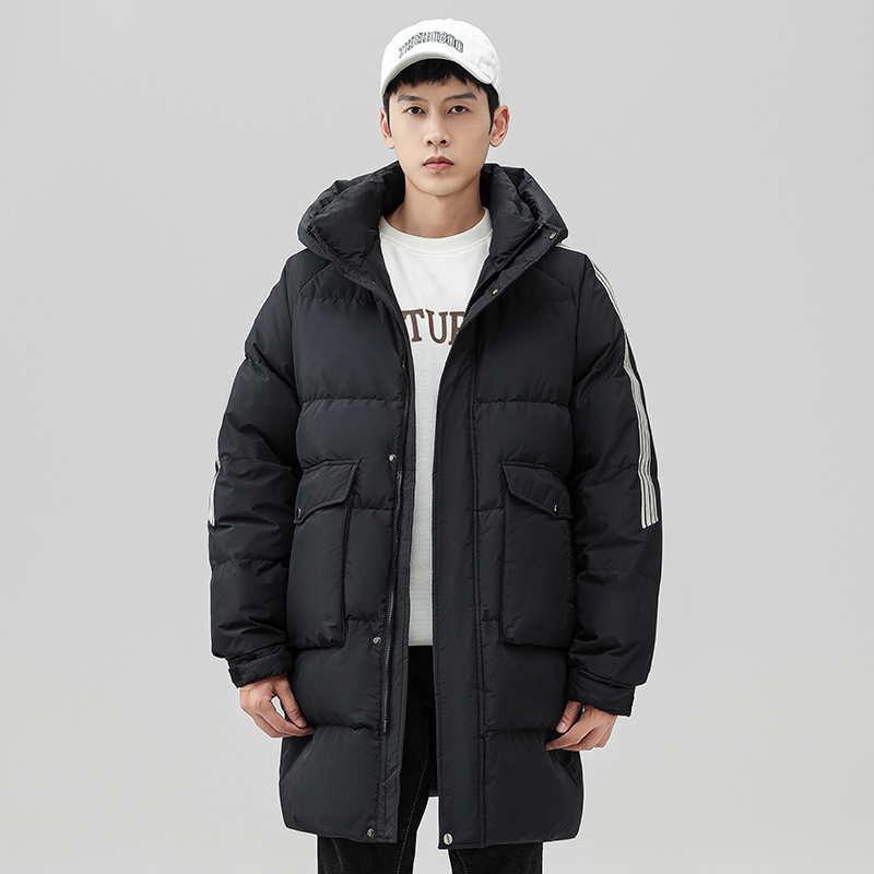 男士时尚休闲连帽羽绒服YHG111384G