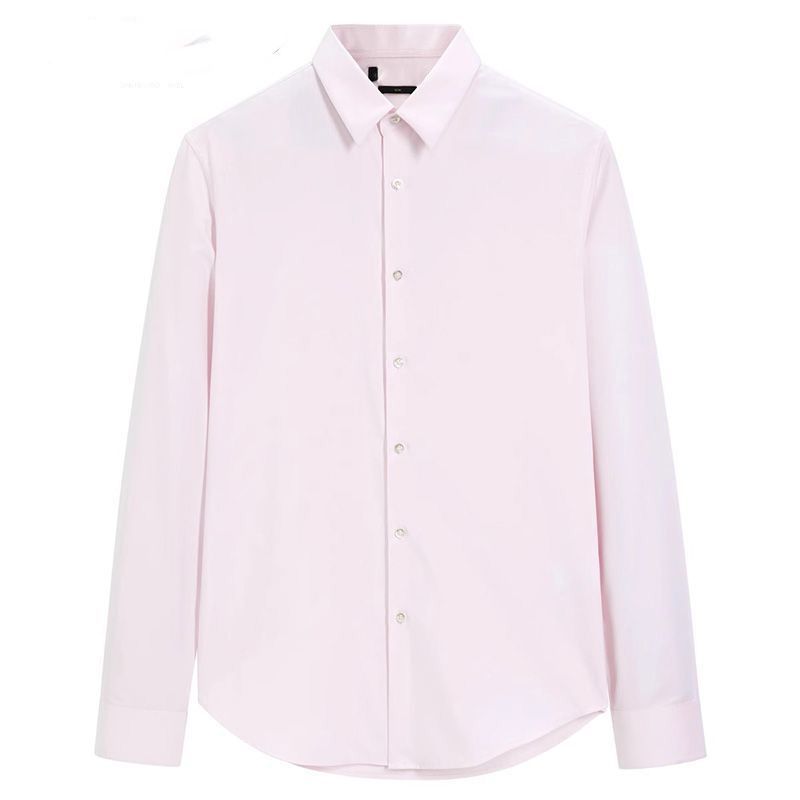 YPUT男装 夏季新款粉色休闲长袖衬衫 YHG103027A