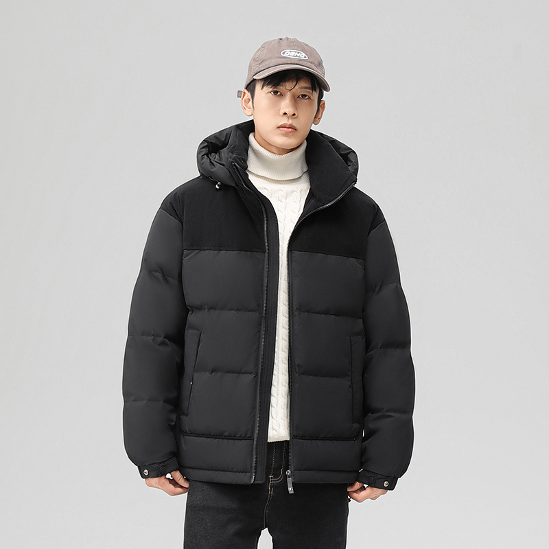 男士时尚休闲连帽羽绒服YHG111399G